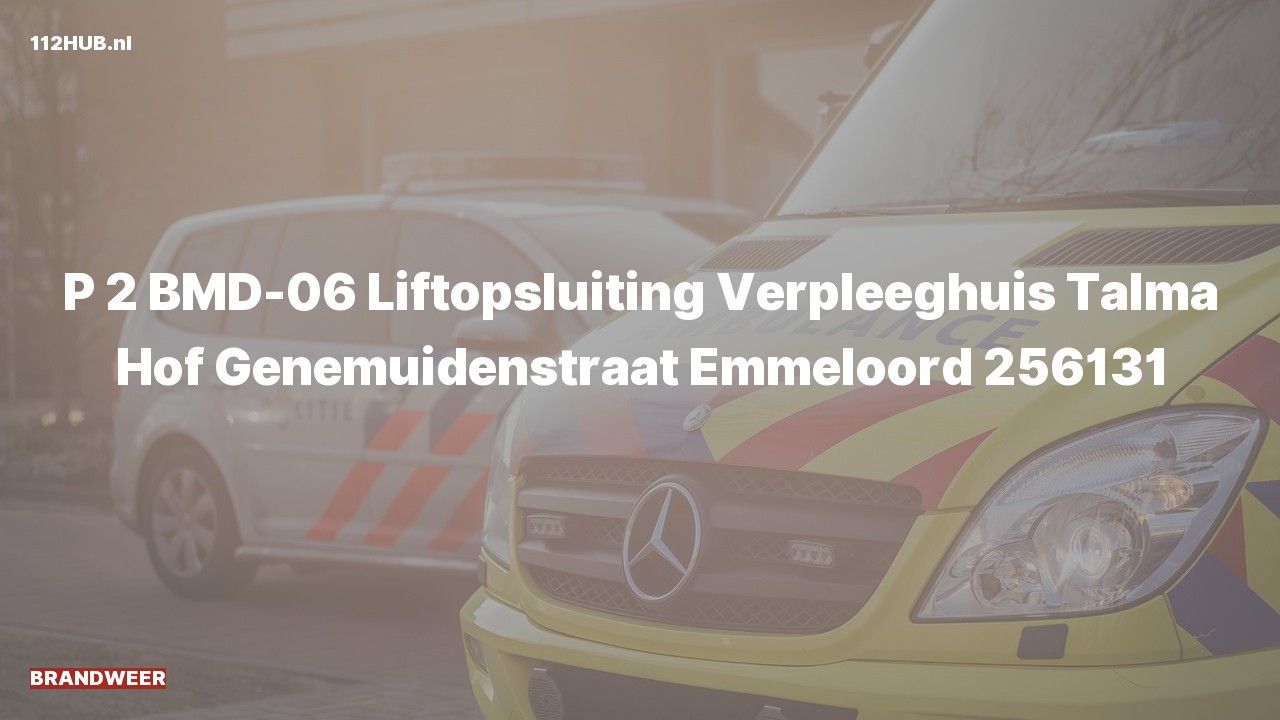 Deelafbeelding voor De brandweer is met gepaste spoed uitgerukt naar de Genemuidenstraat in Emmeloord