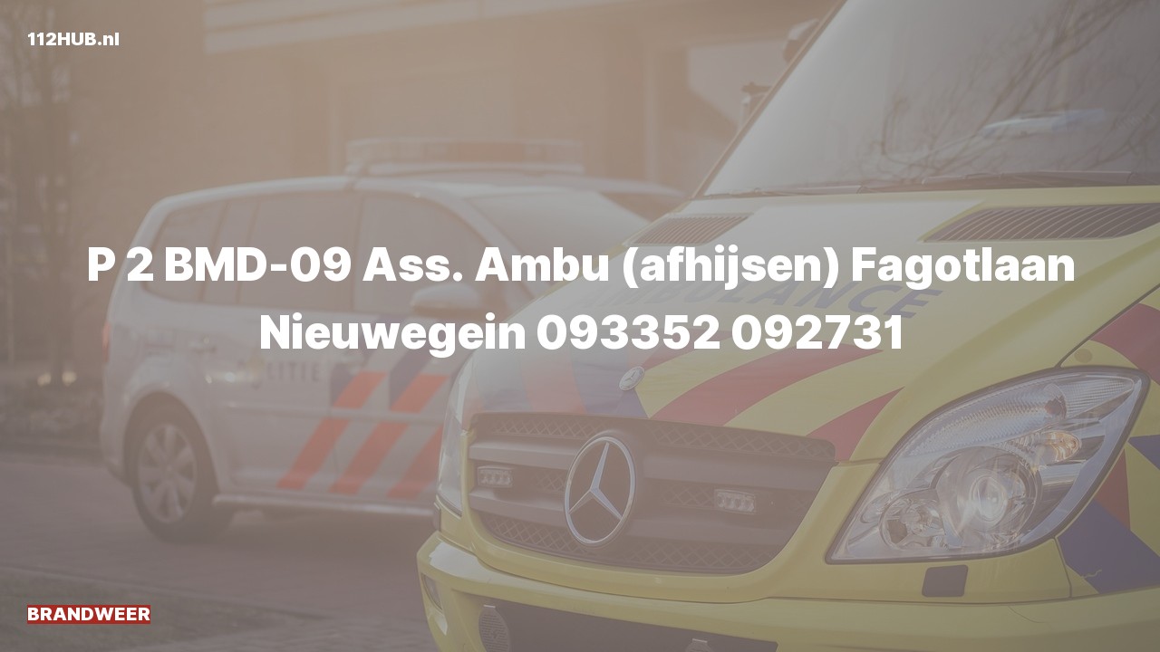 Deelafbeelding voor Brandweer met gepaste spoed voor afhijsen naar de Fagotlaan in Nieuwegein.
