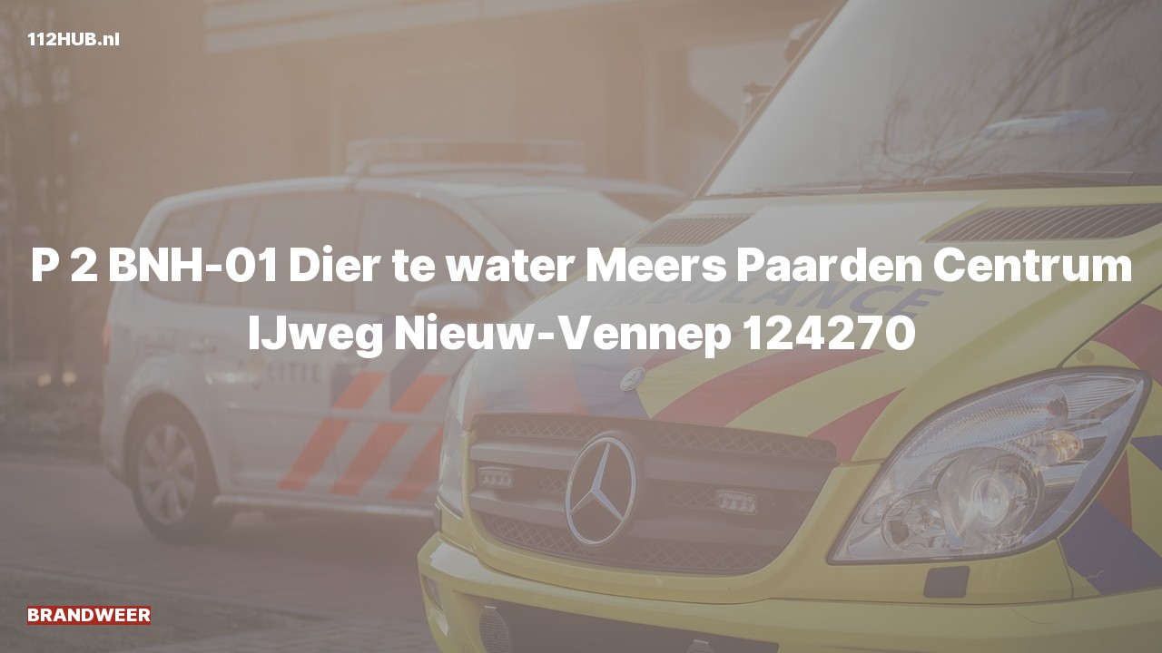 Deelafbeelding voor Brandweer met gepaste spoed naar de IJweg in Nieuw-Vennep.
