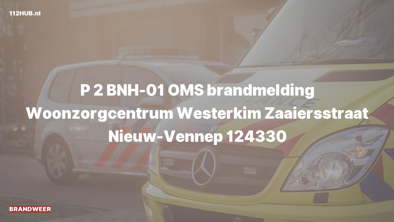 Deelafbeelding voor De brandweer is met gepaste spoed uitgerukt voor een automatische brandmelding naar de Zaaiersstraat in Nieuw-Vennep