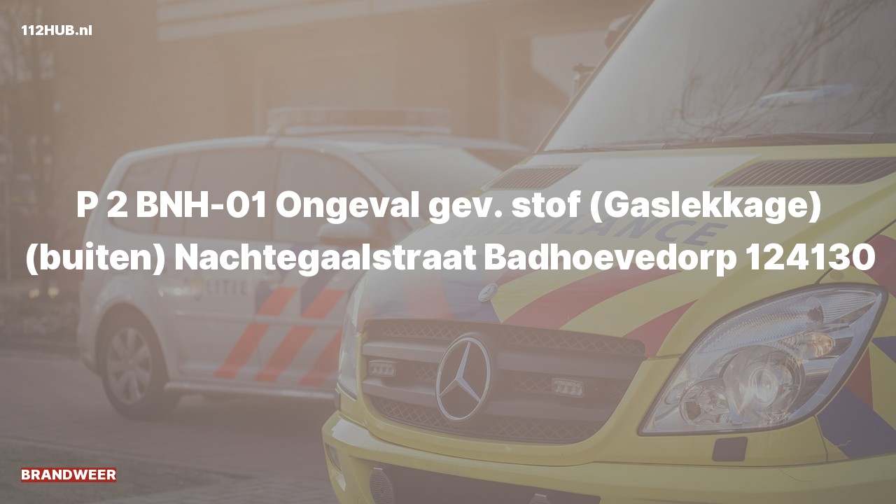 Deelafbeelding voor Brandweer met gepaste spoed naar de Nachtegaalstraat in Badhoevedorp.