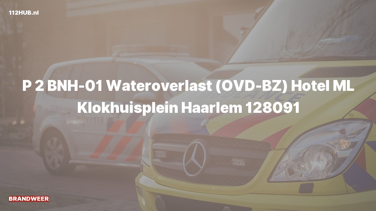Deelafbeelding voor Brandweer met gepaste spoed naar de Klokhuisplein in Haarlem.
