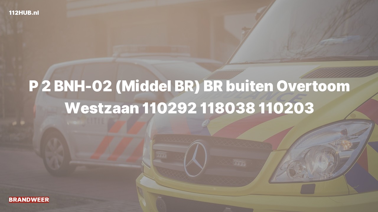 Deelafbeelding voor Brandweer met gepaste spoed naar de Overtoom in Westzaan.