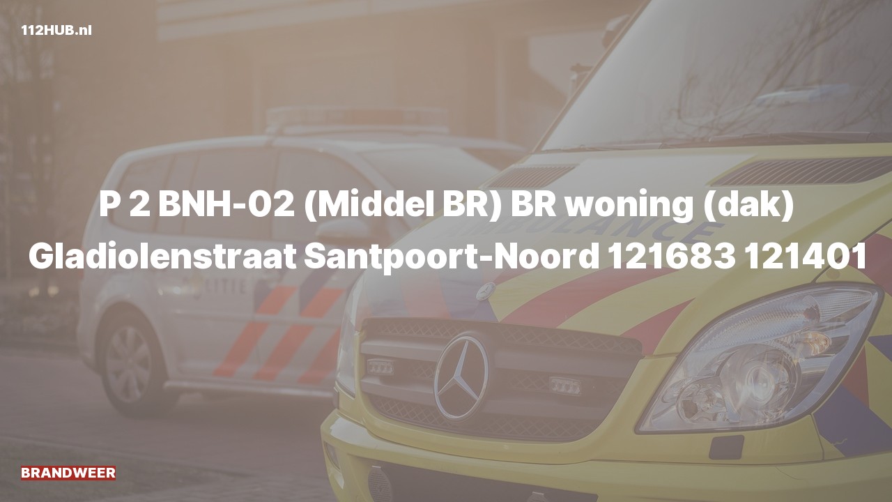 Deelafbeelding voor Brandweer met gepaste spoed voor brand in woning naar de Gladiolenstraat in Santpoort-Noord.