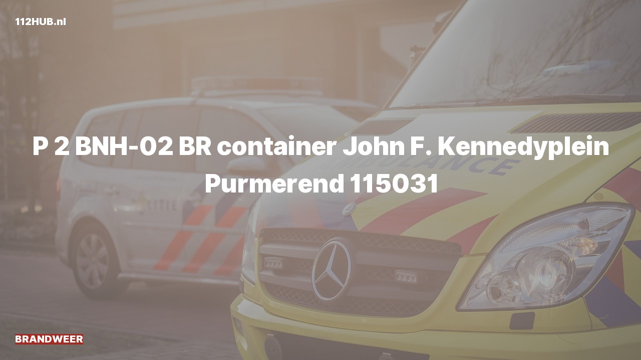 Deelafbeelding voor De brandweer is met gepaste spoed uitgerukt voor een brand naar de John F. Kennedyplein in Purmerend