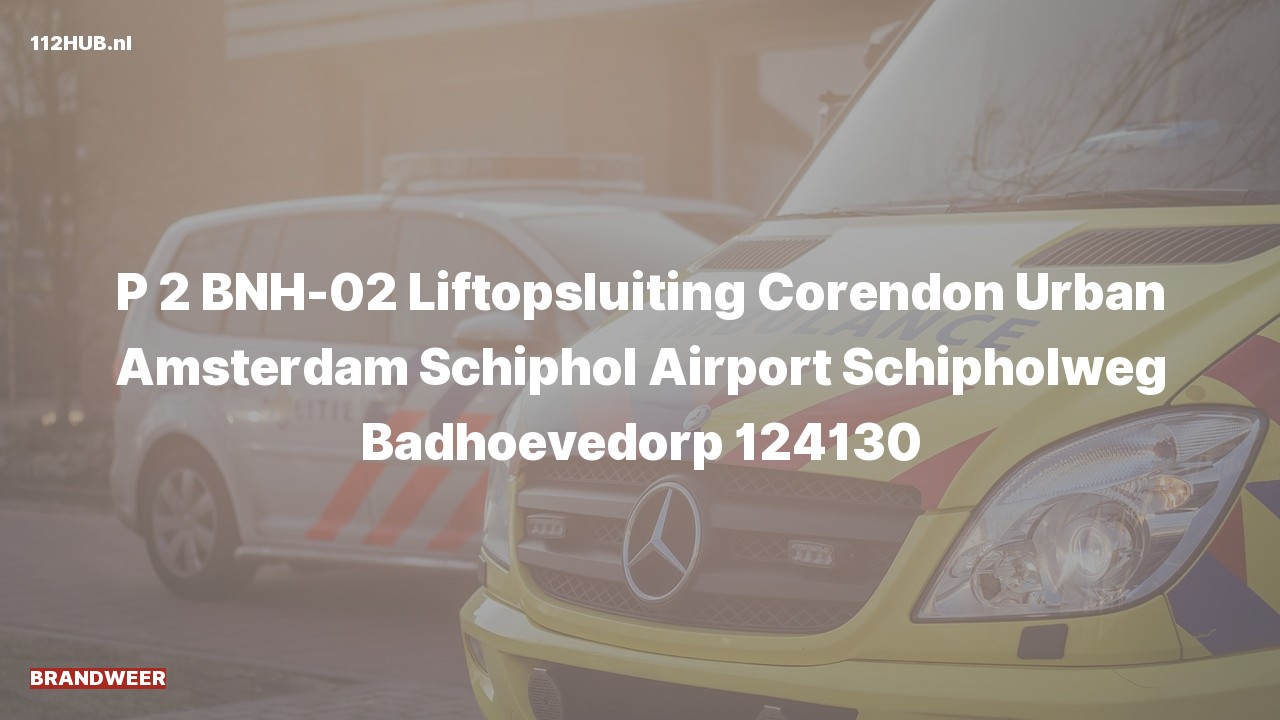 Deelafbeelding voor Brandweer met gepaste spoed naar de Schipholweg in Schiphol.