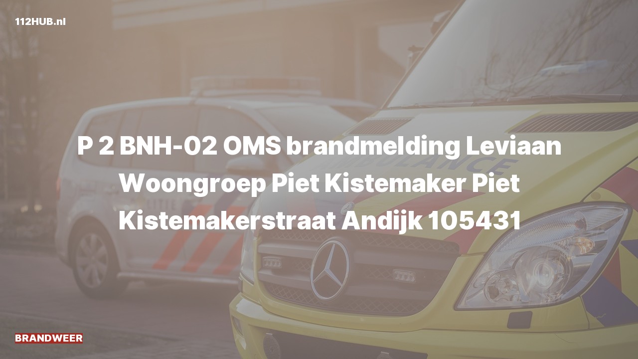 Deelafbeelding voor De brandweer is met gepaste spoed uitgerukt voor een automatische brandmelding naar de Piet Kistemakerstraat in Andijk