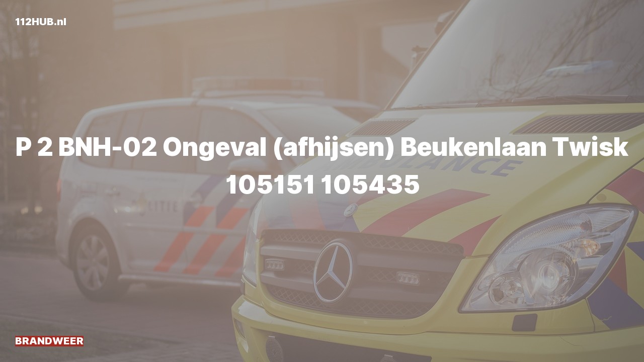 Deelafbeelding voor Brandweer met gepaste spoed voor afhijsen naar de Beukenlaan in Twisk.