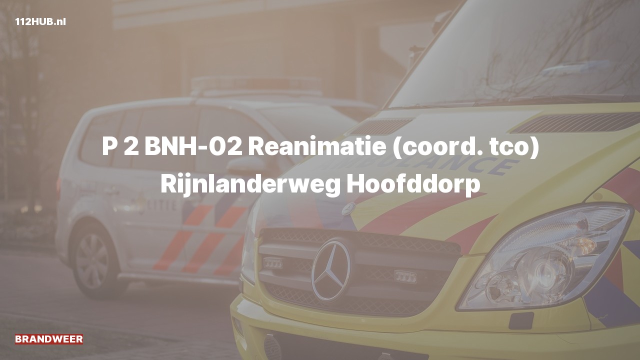 Deelafbeelding voor De brandweer is met gepaste spoed uitgerukt voor een reanimatie naar de Rijnlanderweg in Hoofddorp