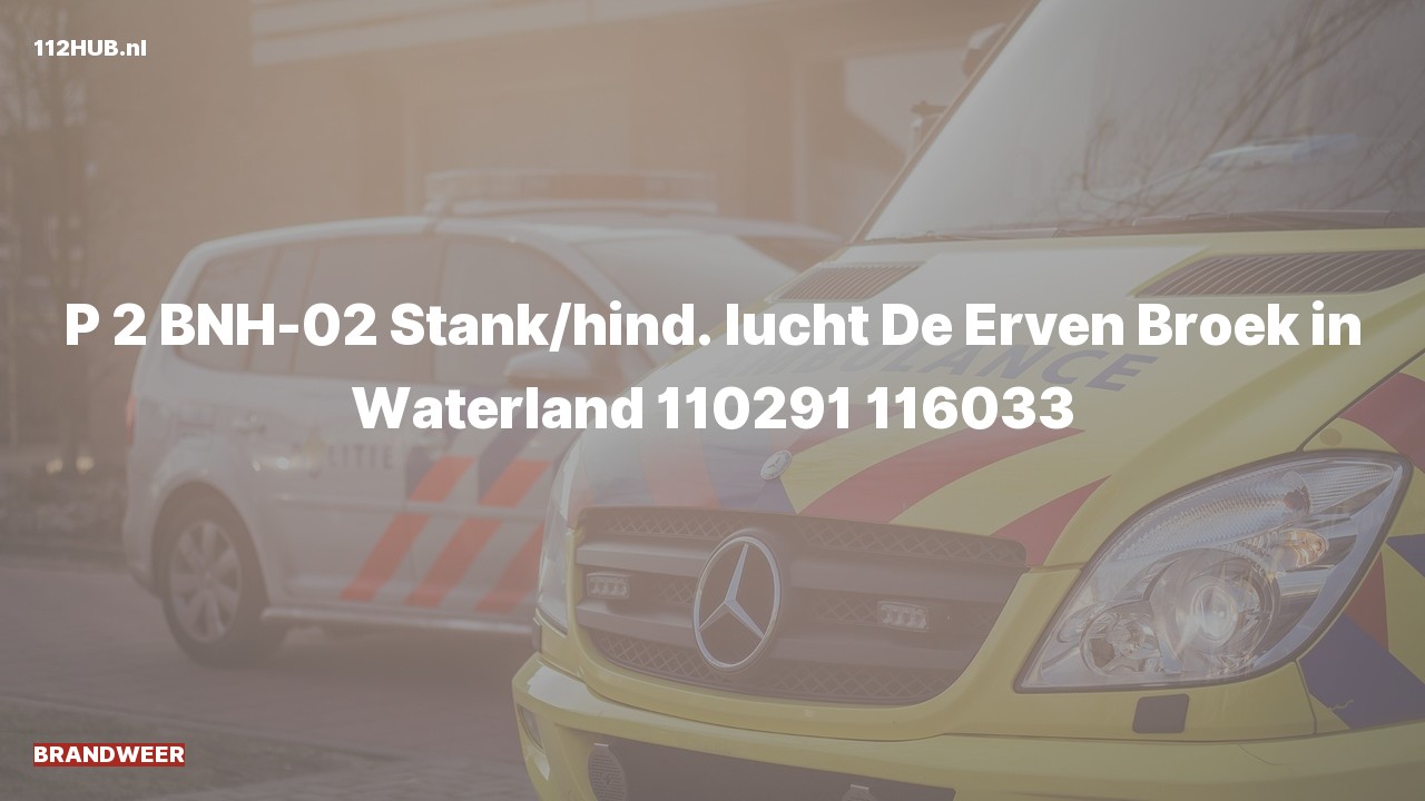 Deelafbeelding voor Brandweer met gepaste spoed voor stank of gaslucht naar de De Erven in Broek in Waterland.