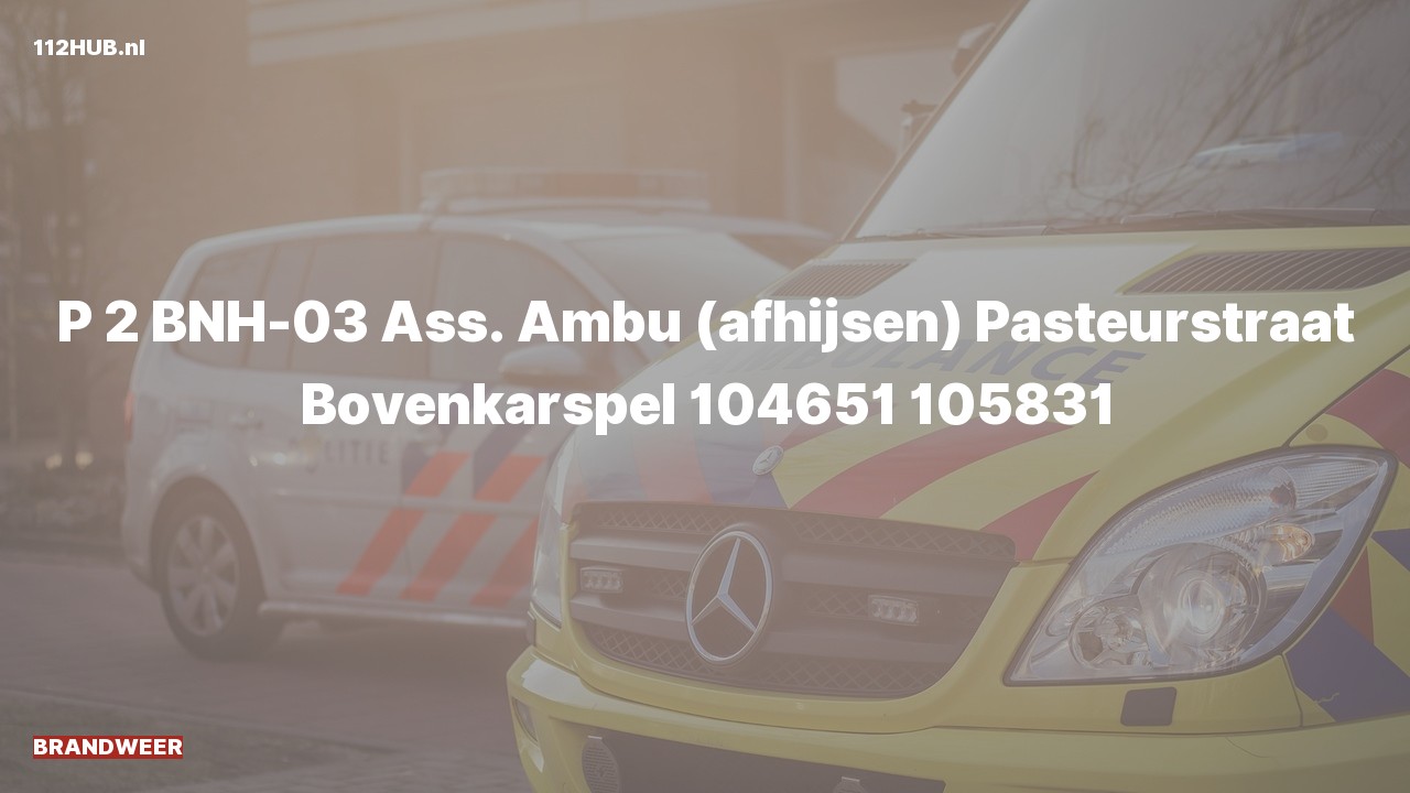 Deelafbeelding voor Brandweer met gepaste spoed voor afhijsen naar de Pasteurstraat in Bovenkarspel.