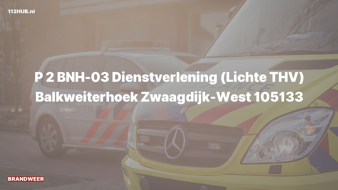 Deelafbeelding voor P2000-melding.