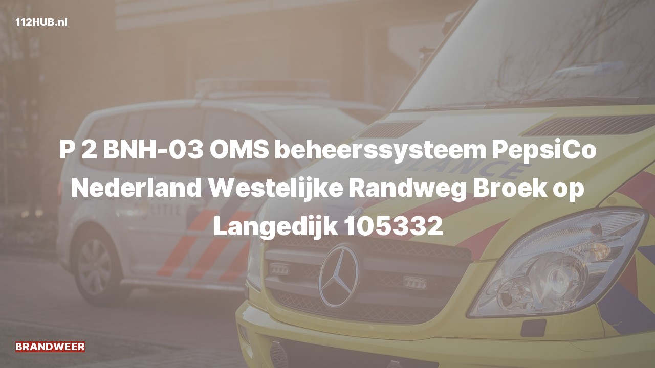 Deelafbeelding voor Brandweer met gepaste spoed naar de Westelijke Randweg in Broek op Langedijk.