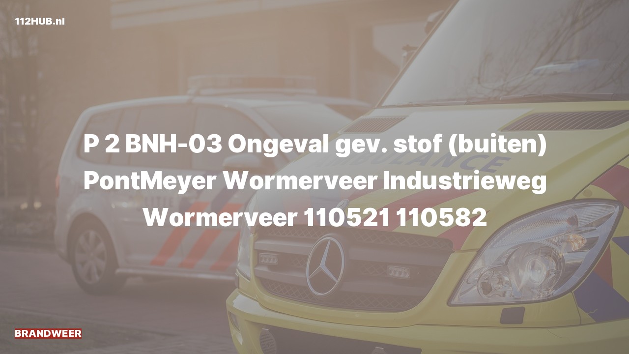 Deelafbeelding voor Brandweer met gepaste spoed naar de Industrieweg in Wormerveer.