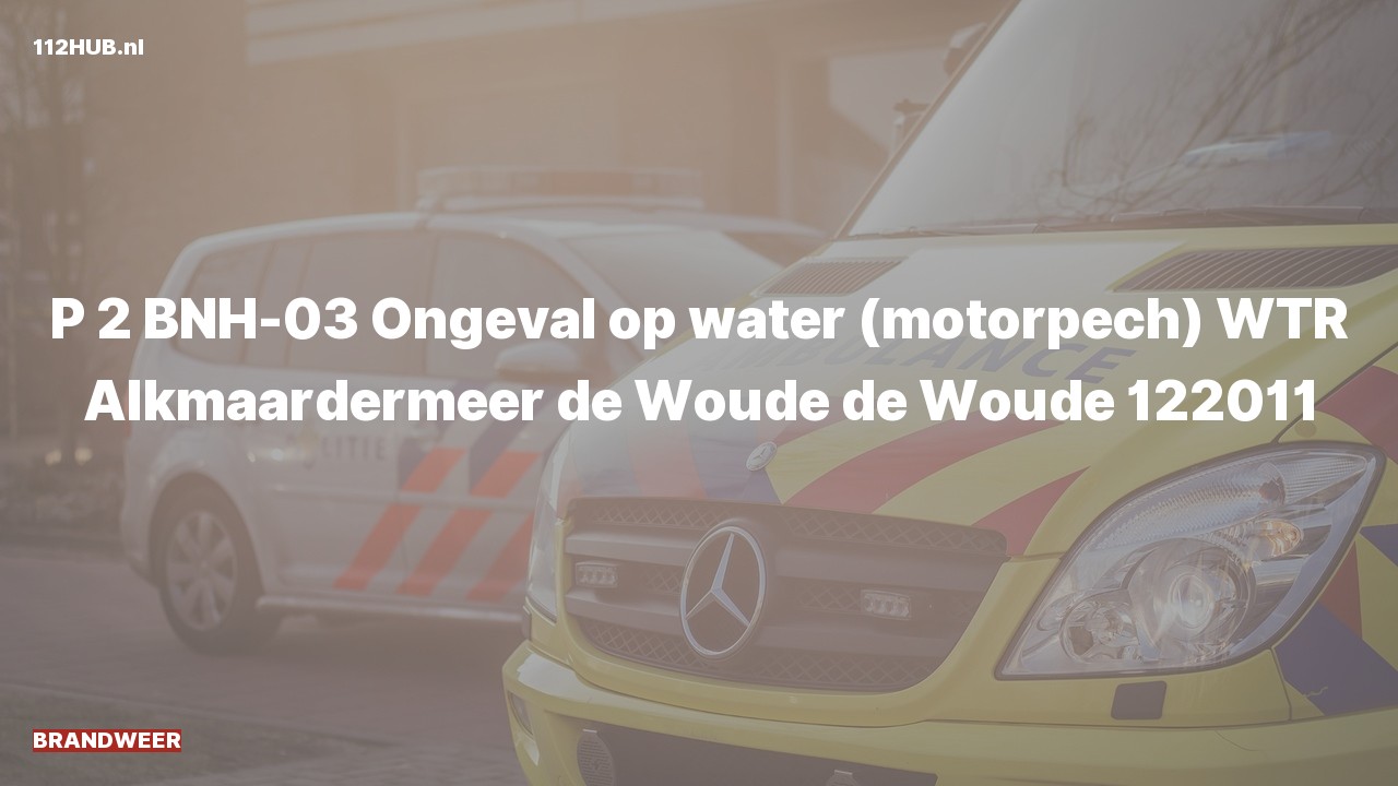 Deelafbeelding voor De brandweer is met gepaste spoed uitgerukt voor een ongeval