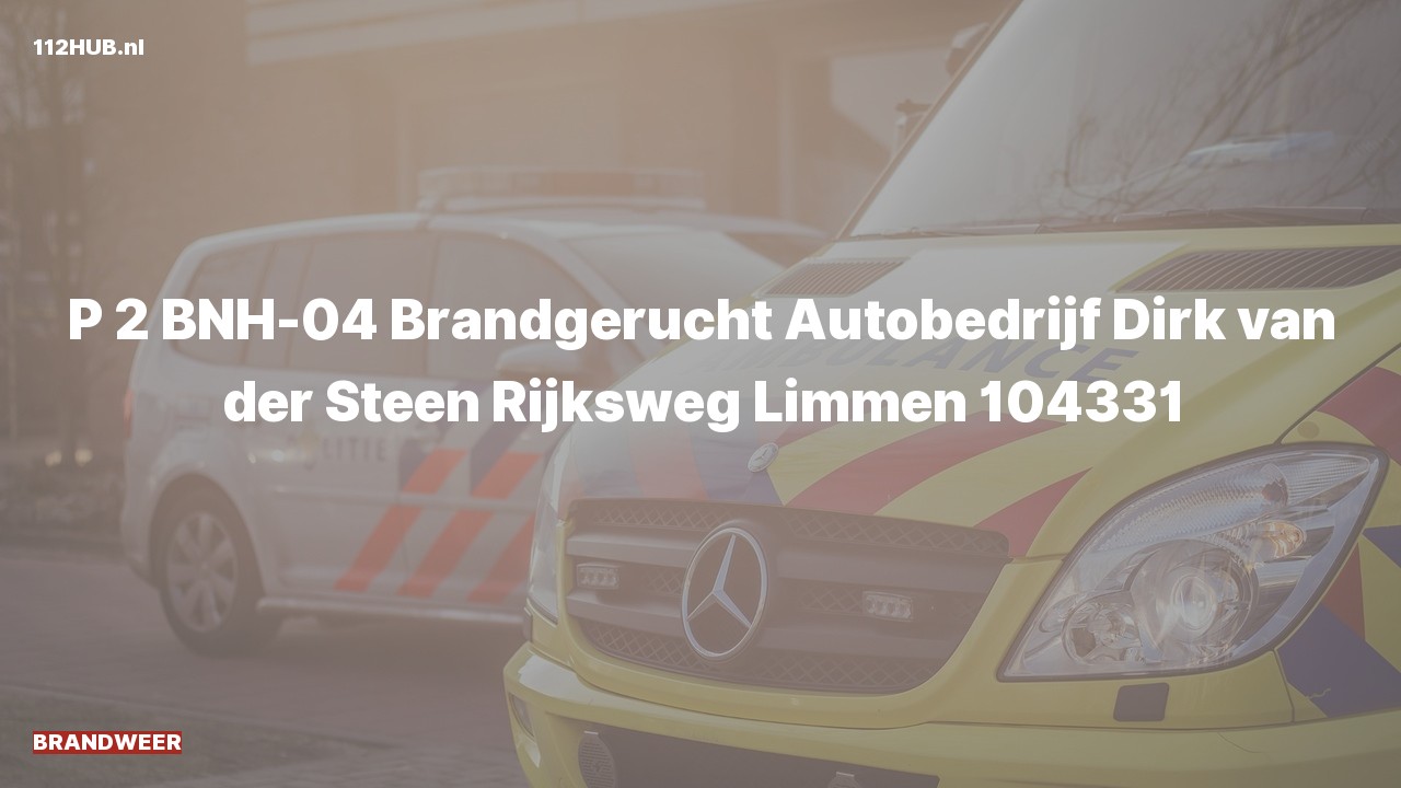 Deelafbeelding voor Brandweer met gepaste spoed voor brandgerucht naar de Rijksweg in Limmen.