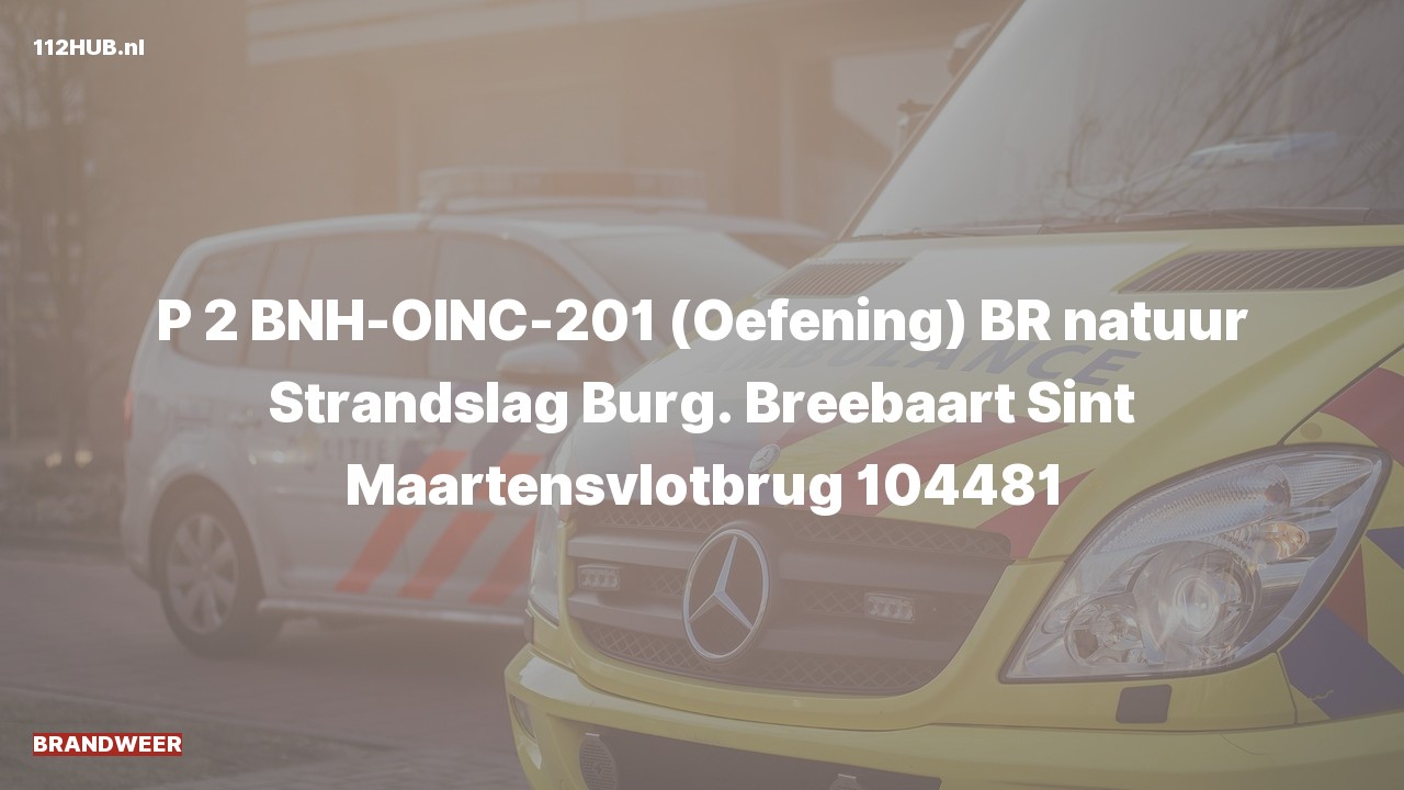 Deelafbeelding voor Brandweer met gepaste spoed (oefening) oefening.