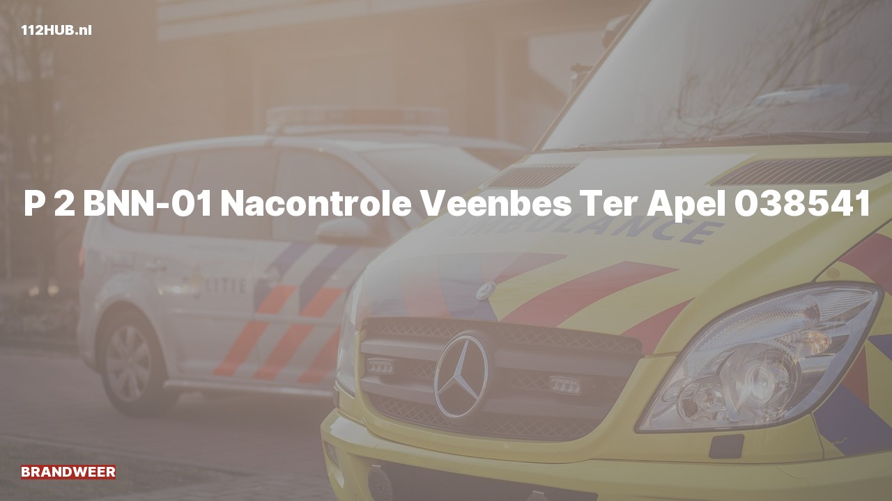 Deelafbeelding voor Brandweer met gepaste spoed naar de Veenbes in Ter Apel.