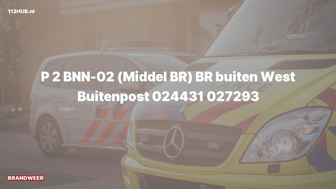 Deelafbeelding voor Brandweer met gepaste spoed naar de West in Buitenpost.