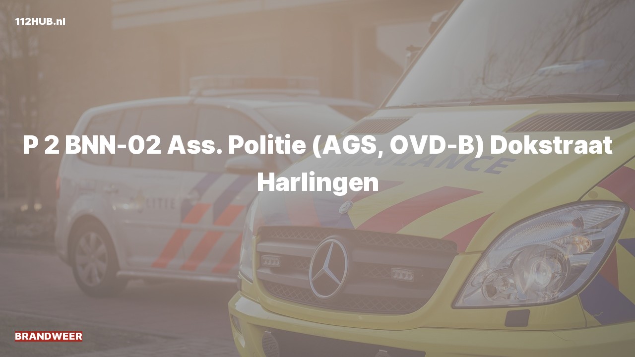 Deelafbeelding voor De brandweer is met gepaste spoed uitgerukt naar de Dokstraat in Harlingen