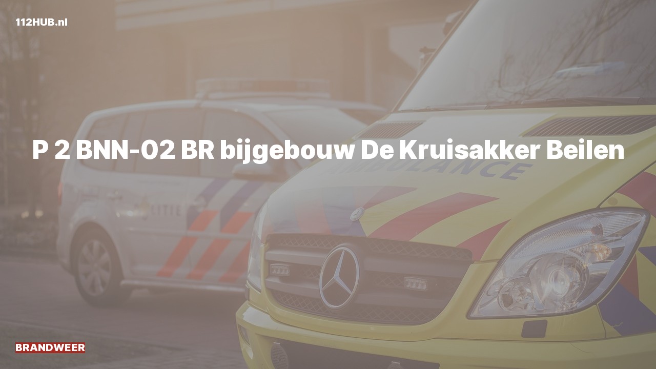 Deelafbeelding voor Brandweer met gepaste spoed naar de De Kruisakker in Beilen.