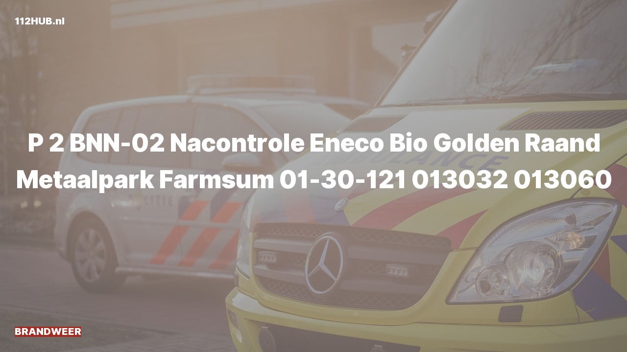Deelafbeelding voor Brandweer met gepaste spoed naar de Metaalpark in Farmsum.