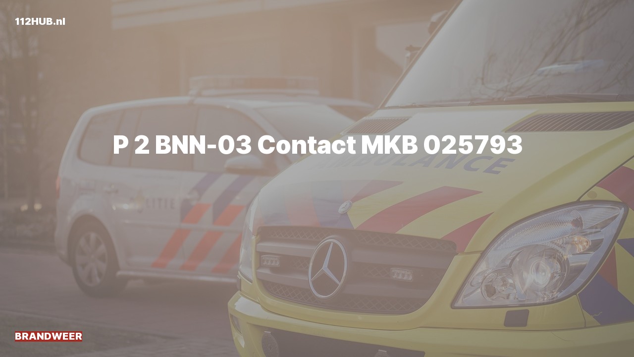 Deelafbeelding voor Brandweer met gepaste spoed contact meldkamer.