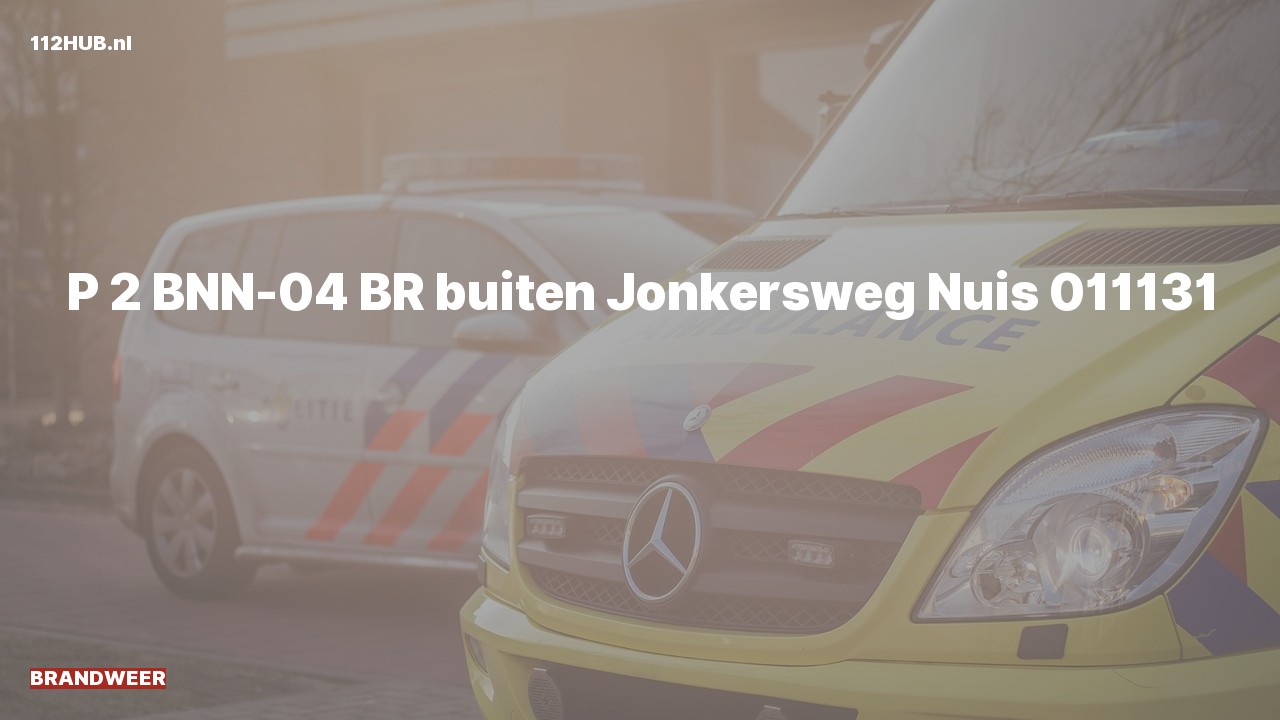Deelafbeelding voor Brandweer met gepaste spoed naar de Jonkersweg in Nuis.