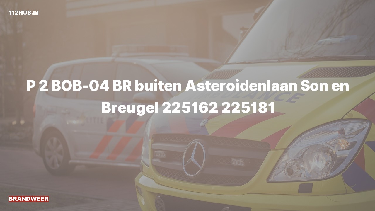 Deelafbeelding voor Brandweer met gepaste spoed naar de Asteroïdenlaan in Son en Breugel.