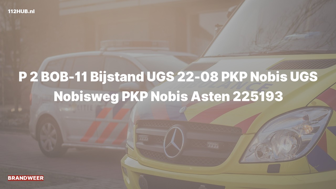 Deelafbeelding voor Brandweer met gepaste spoed naar de Nobisweg in Asten.
