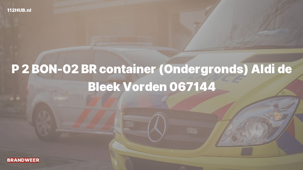 Deelafbeelding voor Brandweer met gepaste spoed naar de de Bleek in Vorden.