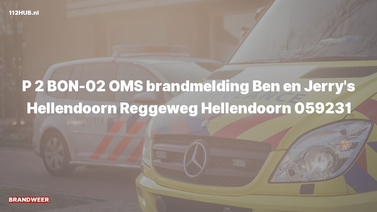 Deelafbeelding voor P2000-melding voor automatische brandmelding.