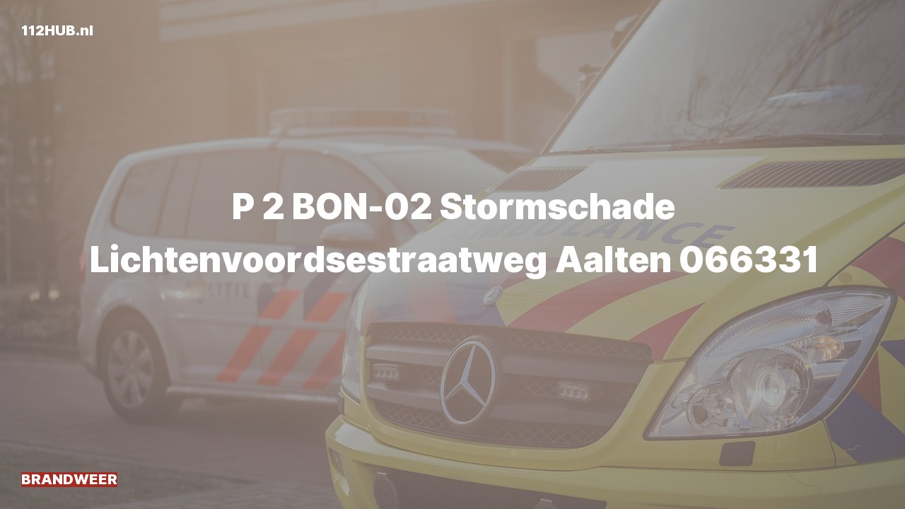 Deelafbeelding voor De brandweer is met gepaste spoed uitgerukt naar de Lichtenvoordsestraatweg in Aalten