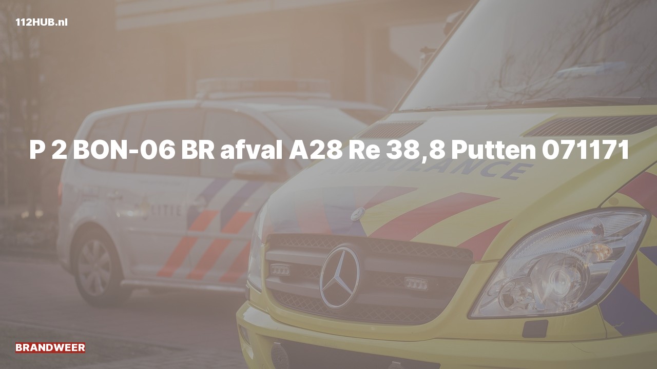 Deelafbeelding voor De brandweer is met gepaste spoed uitgerukt voor een brand op de A28 bij hectometerpaaltje 38.8
