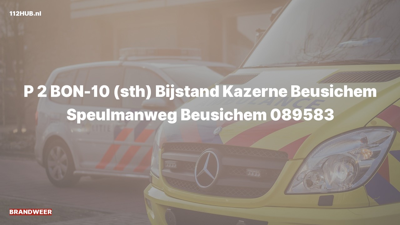 Deelafbeelding voor Brandweer met gepaste spoed naar de Speulmanweg in Beusichem.