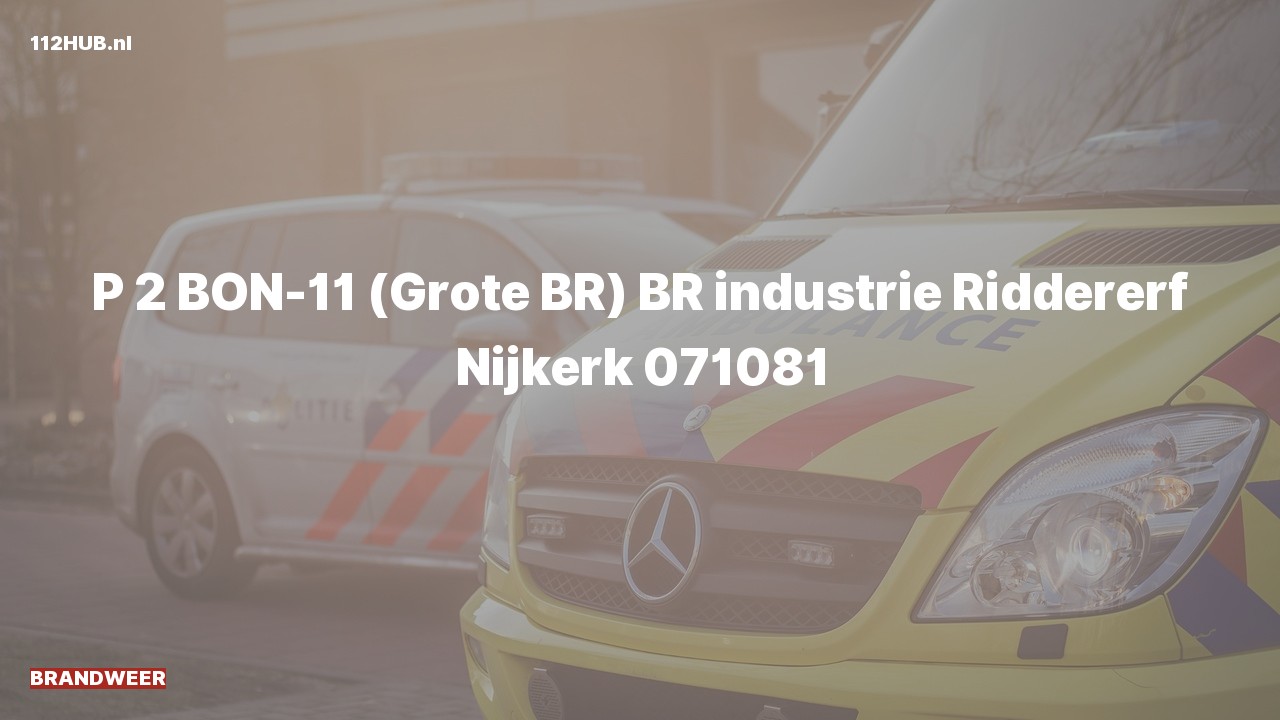 Deelafbeelding voor P2000-melding.
