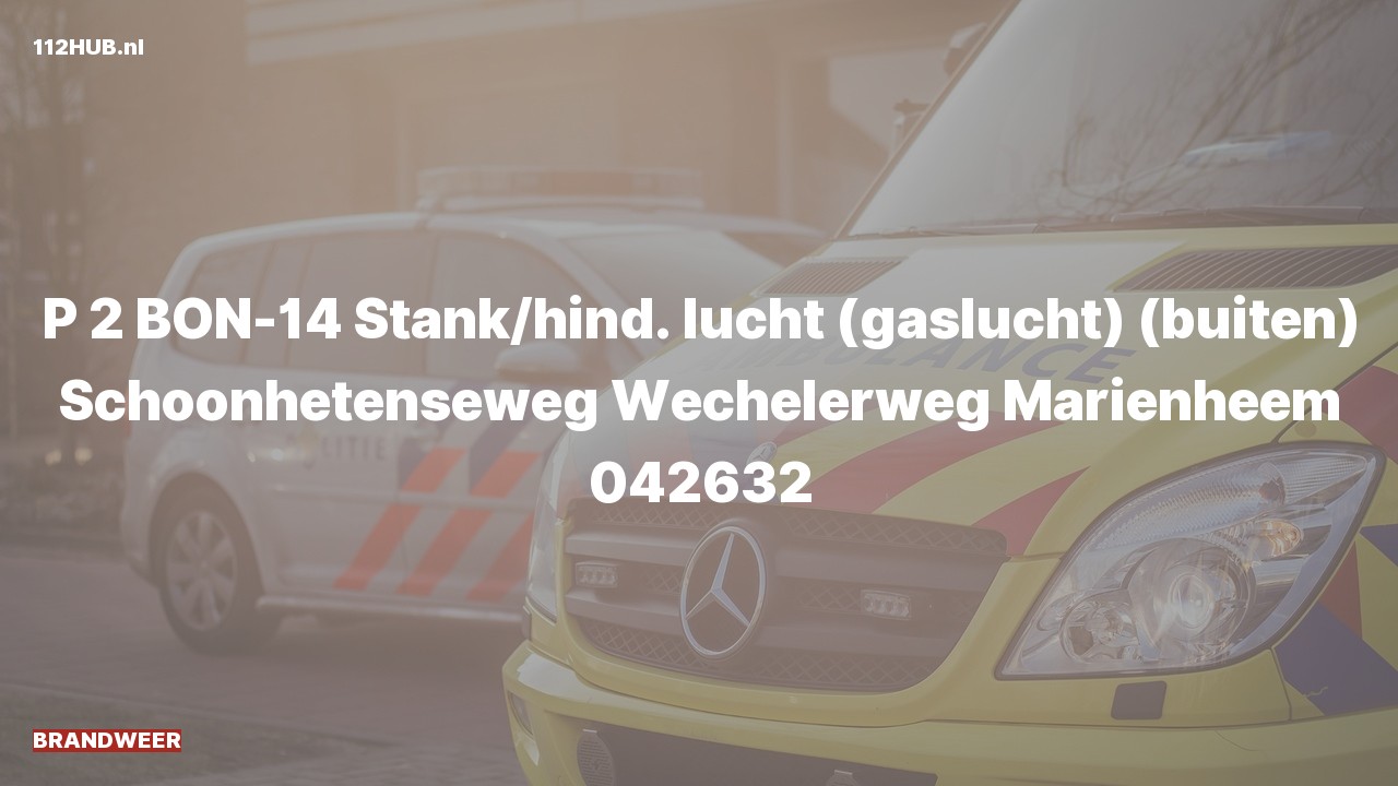 Deelafbeelding voor P2000-melding voor stank of gaslucht.