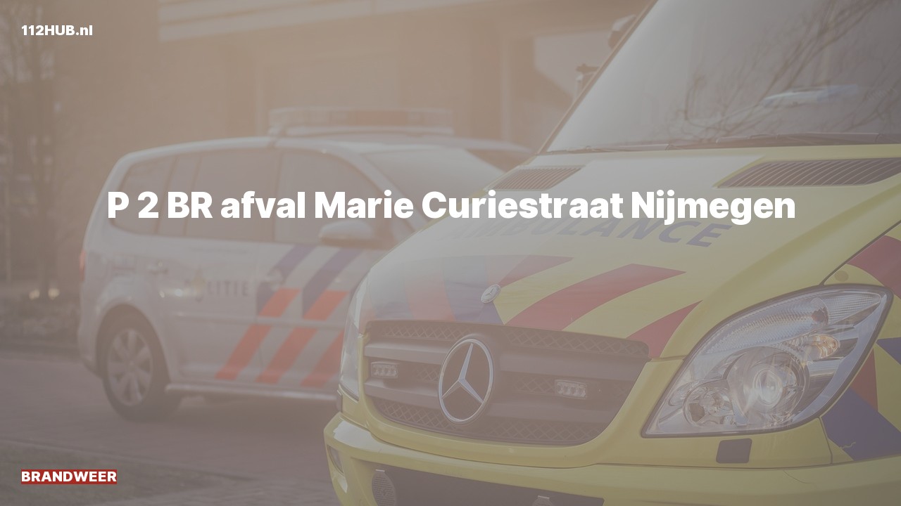 Deelafbeelding voor P2000-melding.