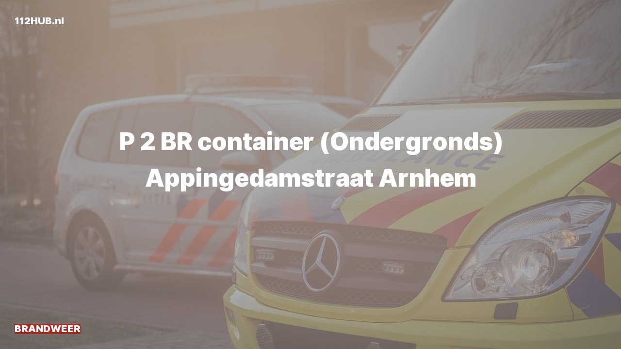 Deelafbeelding voor P2000-melding.