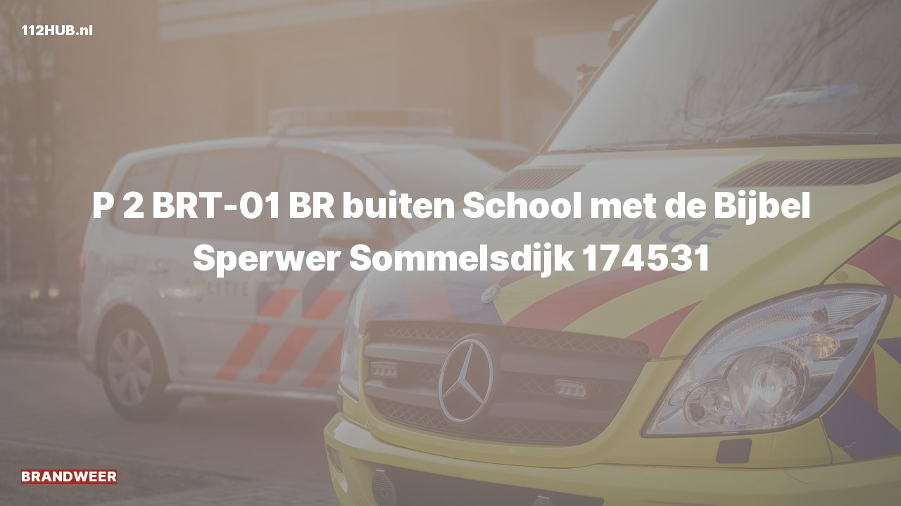 Deelafbeelding voor P2000-melding.