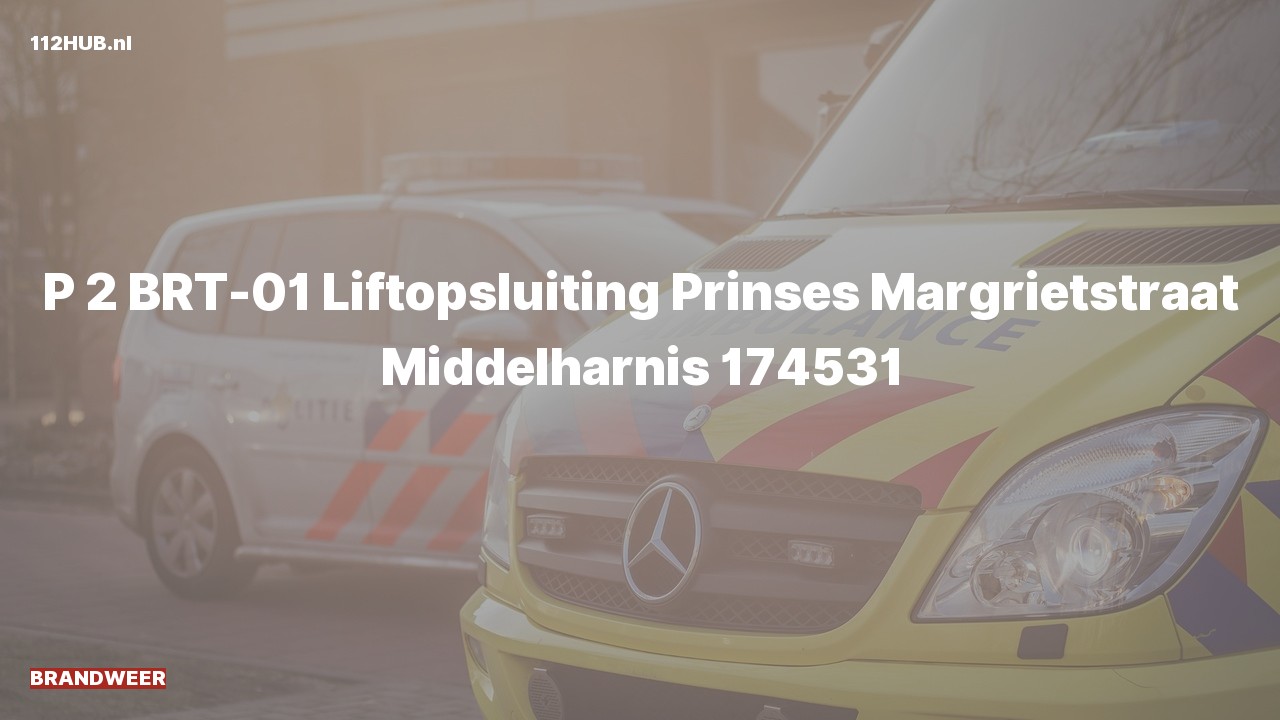 Deelafbeelding voor P2000-melding.