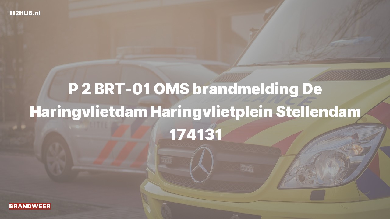 Deelafbeelding voor Brandweer met gepaste spoed voor automatische brandmelding naar de Haringvlietplein in Stellendam.