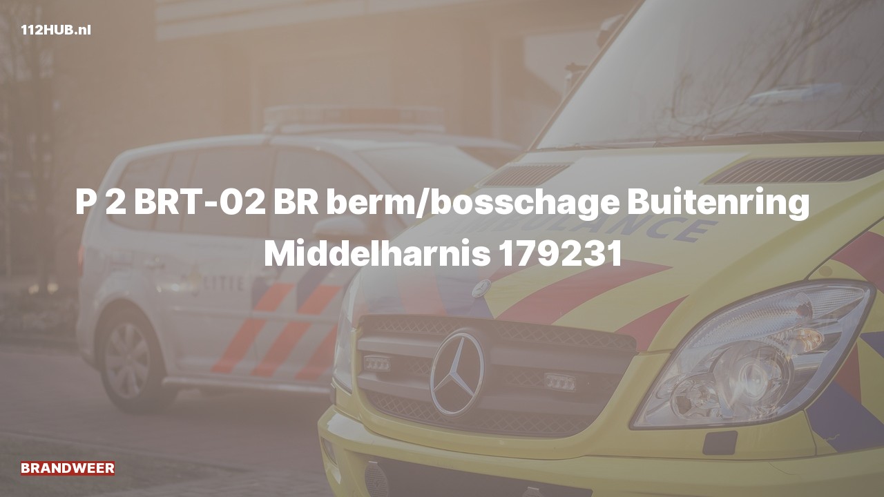 Deelafbeelding voor Brandweer met gepaste spoed naar de Buitenring in Middelharnis.