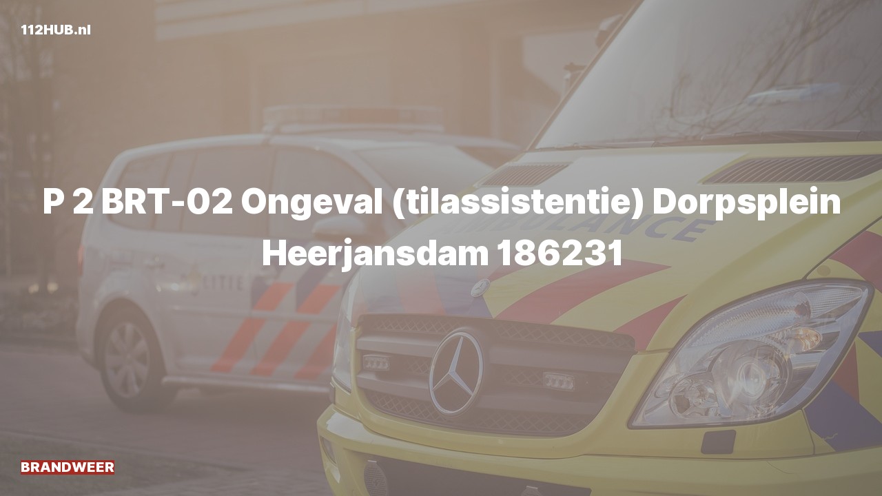 Deelafbeelding voor Brandweer met gepaste spoed naar de Dorpsplein in Heerjansdam.