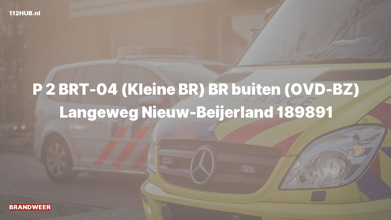Deelafbeelding voor Brandweer met gepaste spoed naar de Langeweg in Nieuw-Beijerland.