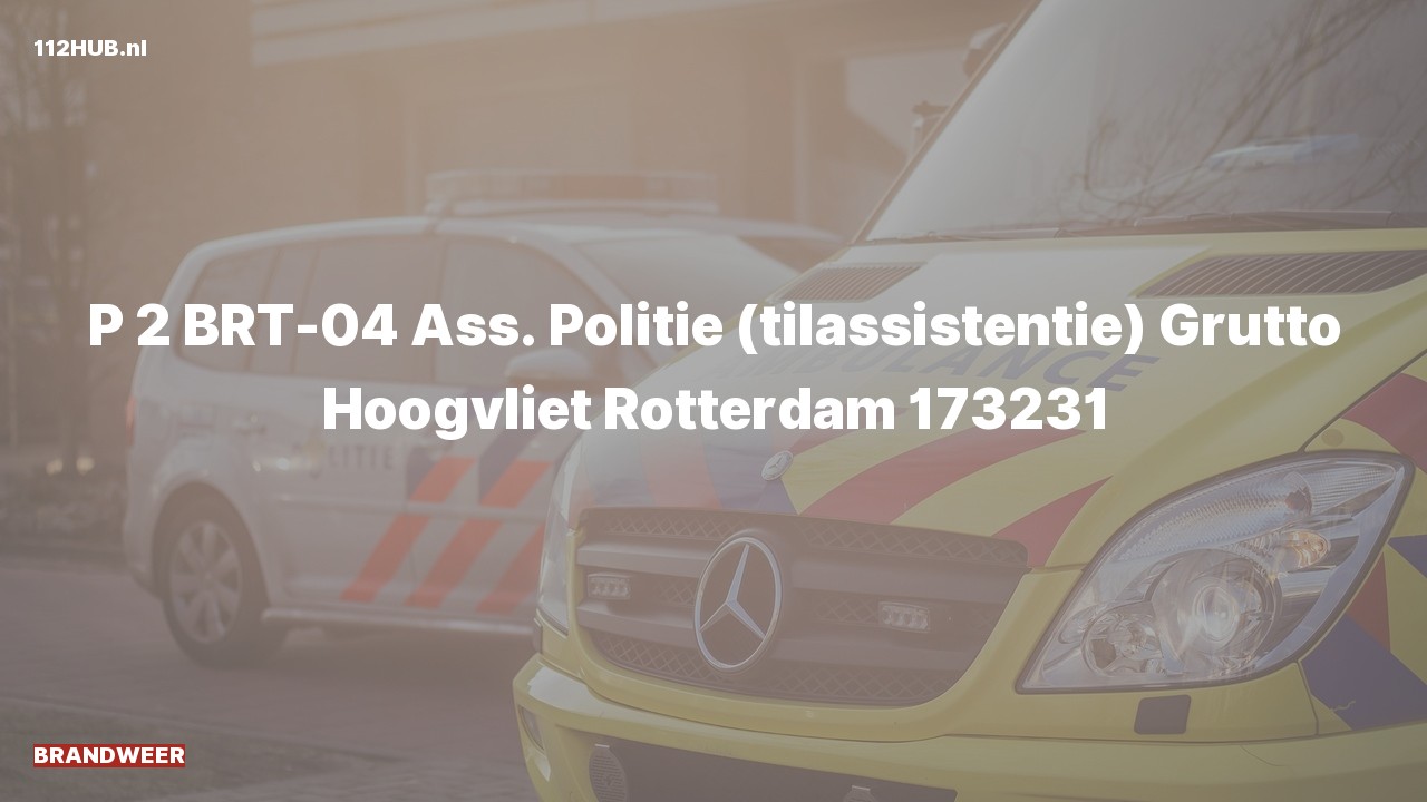 Deelafbeelding voor Brandweer met gepaste spoed naar de Grutto in Hoogvliet Rotterdam.