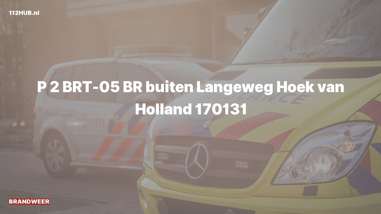 Deelafbeelding voor Brandweer met gepaste spoed naar de Langeweg in Hoek.