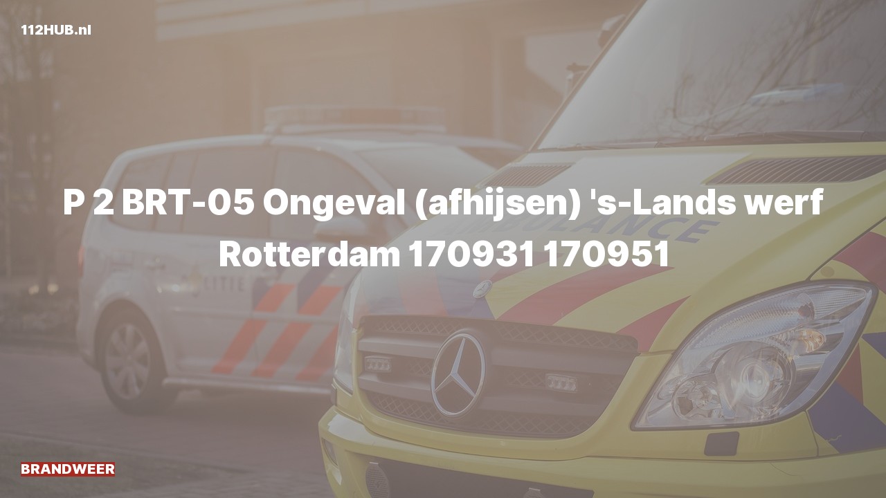 Deelafbeelding voor P2000-melding voor afhijsen.