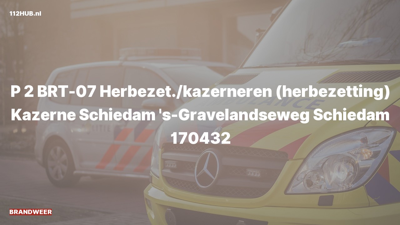 Deelafbeelding voor Brandweer met gepaste spoed naar de 's-Gravelandseweg in Schiedam.