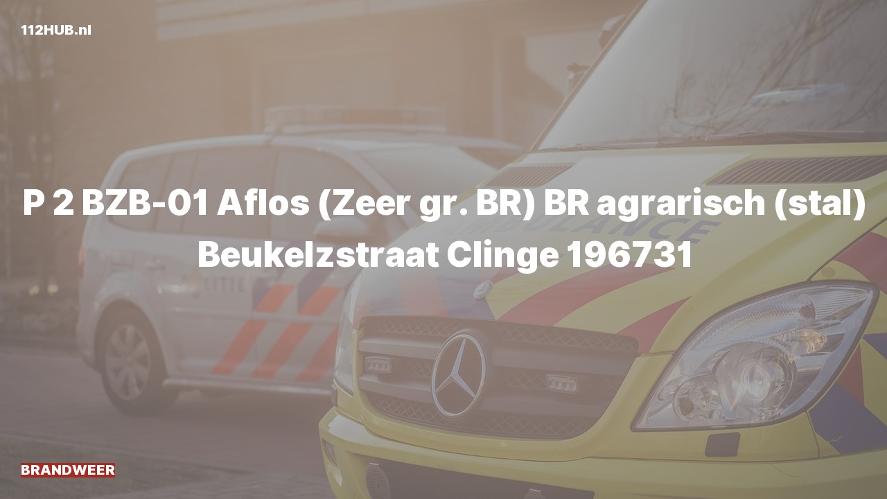 Deelafbeelding voor Brandweer met gepaste spoed naar de Beukelzstraat in Clinge.